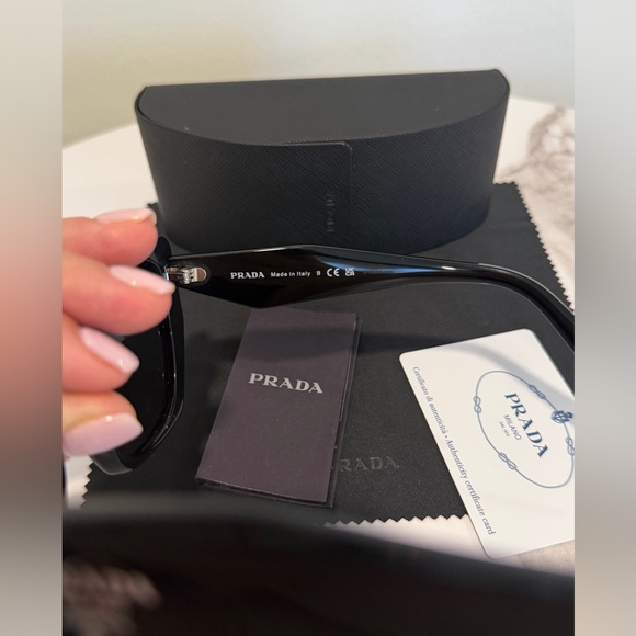 Prada Black Cat-Eye Sunglasses - Picture 7 of 8